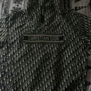 Dior long sleeve hooded jacket with pockets